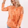 Ready To Jam Tie Dye Top in Light Rust Image - 1