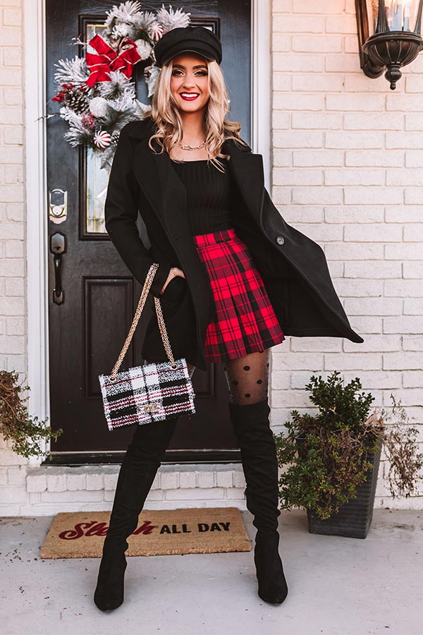 Times Square Views Coat In Black
