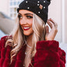 Central Park Snow Chenille Beanie In Black Image - 1