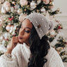 Central Park Snow Chenille Beanie In Grey Image - 1
