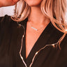 Kendra Scott Jack Gold Pendant Necklace In White Crystal Image - 1