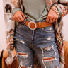 Make It Exclusive Belt In Camel Image - 1