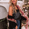 Cranberry Martini Velvet Tank In Black Image - 1