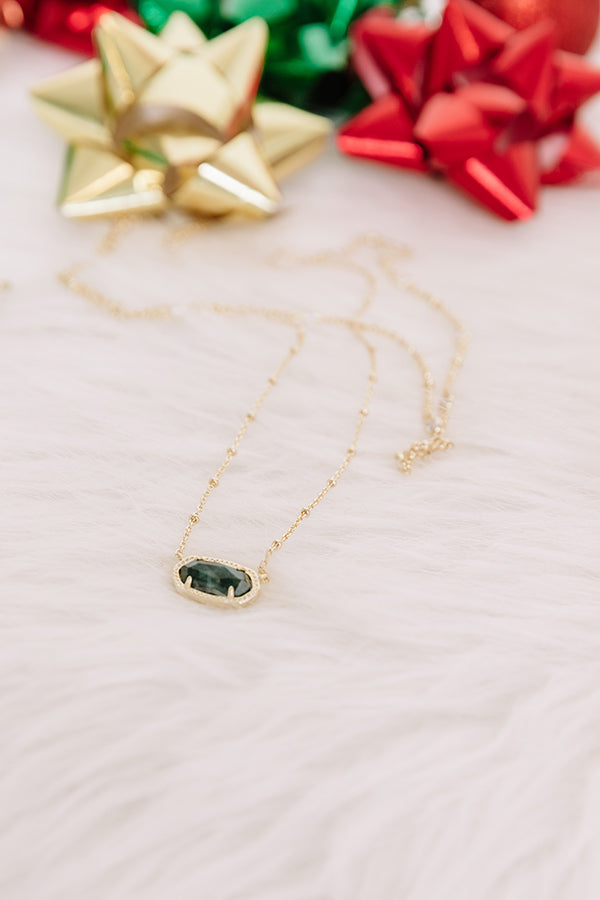 Kendra Scott Elisa Gold Multi Strand Necklace in Green Apatite Image - 1