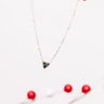 Kendra Scott Perry Gold Pendant Necklace in Green Apatite Image - 1