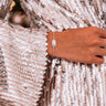 Kendra Scott Elaina Silver Single Slide Bracelet in Gray Illusion Image - 1
