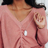 Kendra Scott Faceted Reid Silver Long Pendant Necklace in Gray Illusion Image - 1