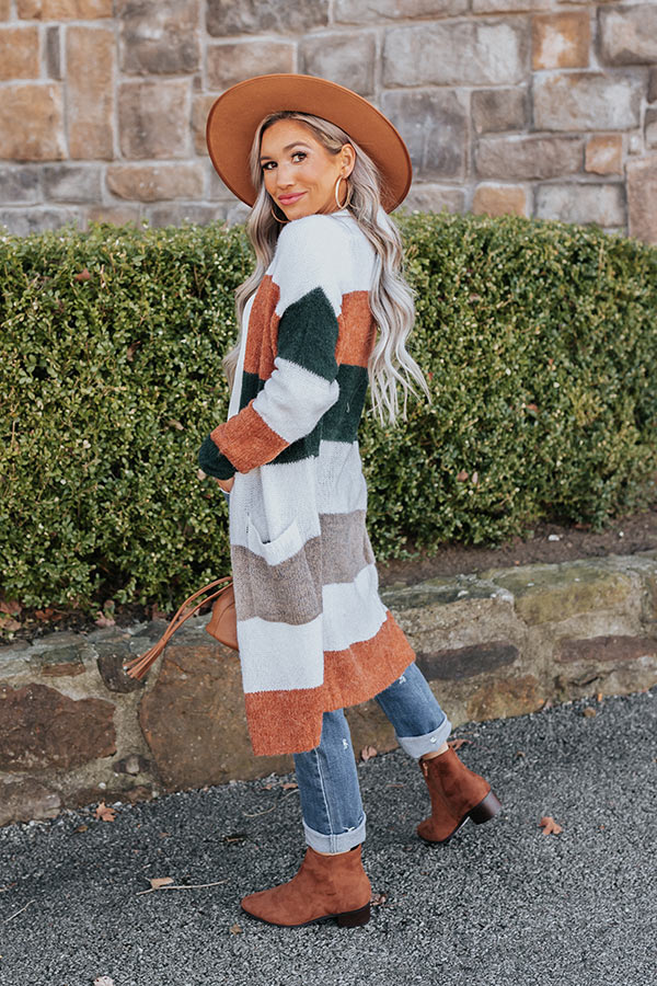 Flurries In France Stripe Cardigan Image - 2