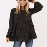 Golden Hills Babydoll Top in Black Image - 1