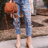 The Gia Faux Leather Bootie In Iced Mocha Image - 1