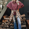 Senorita Snuggles Shift Sweater in Royal Plum Image - 1