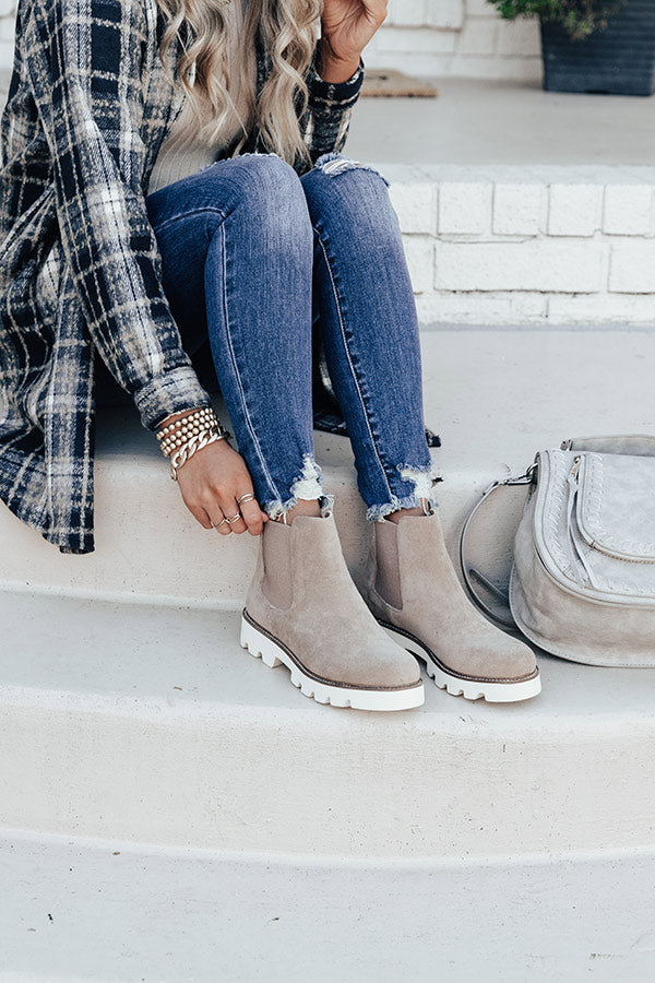 The Mercer Faux Suede Boot Image - 1