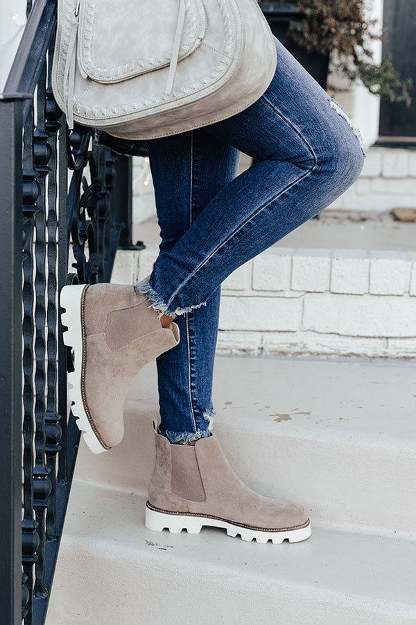 The Mercer Faux Suede Boot Image - 2