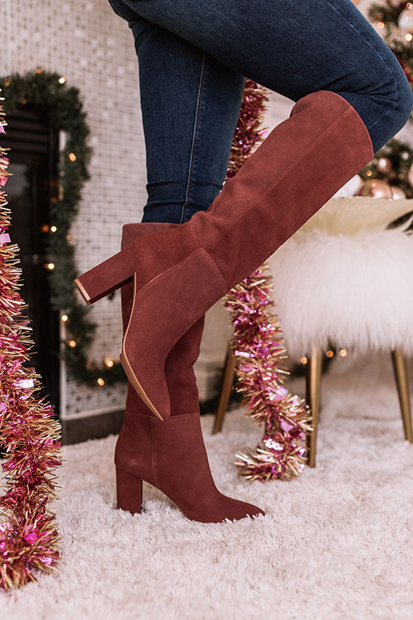 Krafty Suede Boot in Redwood Image - 4