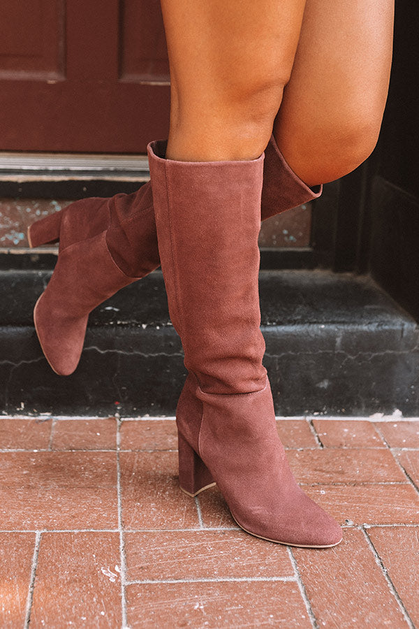 Krafty Suede Boot in Redwood Image - 3