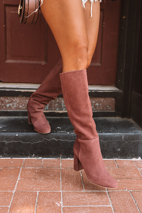 Krafty Suede Boot in Redwood Image - 2