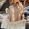 Senorita Snuggles Shift Sweater in Mocha Image - 1