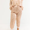 Sequin Smiles Joggers In Champagne  Curves Image - 1
