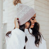 Snowy Dawn Beanie In Lavender Image - 1
