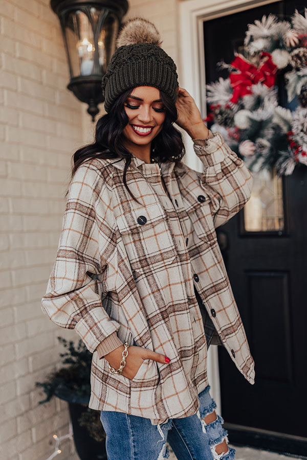 Snow Village Plaid Jacket