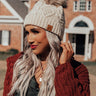 Looking Effortless Cable Knit Beanie Image - 1