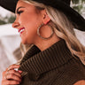 Spark Joy Hoop Earrings In Champagne Image - 1