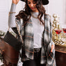 Snowmass Plaid Poncho In Black Image - 1