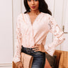 Perfectly Matched Lace Bodysuit In Pink Image - 1