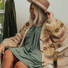 Gave You My Heart Knit Cardigan in Beige Curves Image - 1