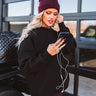 Warm And Snuggly Sweatshirt In Black Image - 1