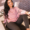 Cool And Calm Sweatshirt In Pink Image - 1
