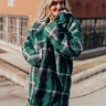 Park City Snow Sherpa Coat In Green Image - 1