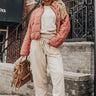 Blizzard On Broadway Jacket In Rustic Rose Image - 1