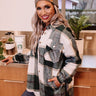 Chicago Kisses Plaid Jacket In Hunter Green Image - 1