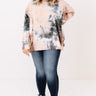 My Sweet Love Tie Dye Sweater Curves Image - 1
