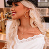 Happy Hour Party Hoop Earrings Image - 1