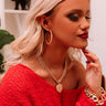 Perfect Charade Hoop Earrings Image - 1