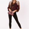 Chic And Showstopping Shimmer Bodysuit in Fuchsia Image - 1