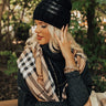 Branson Lights Knit Beanie In Black Image - 1