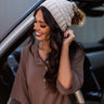 Branson Lights Knit Beanie In Birch Image - 1