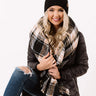 Baking Cookies Plaid Blanket Scarf Image - 1
