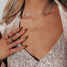 Hard To Forget Layered Necklace In Silver Image - 1