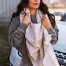 Layered With Love Leopard Scarf In Ivory Image - 1