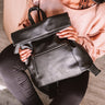 Mod Squad Faux Leather Backpack In Black Image - 1
