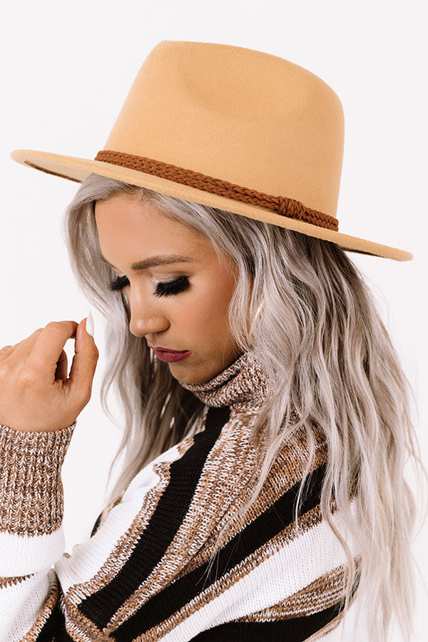 Always In Fashion Fedora In Camel Image - 1