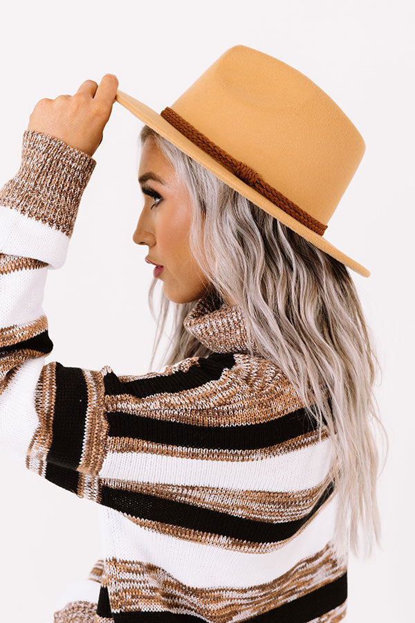 Always In Fashion Fedora In Camel Image - 2