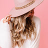 Bonjour Brunch Felt Fedora In Blush Image - 1