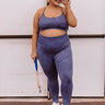 Gym Bunny High Waist Active Perforated Leggings Curves Image - 1