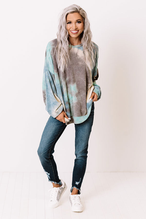 Hyped Up Tie Dye Top Image - 2