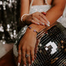 Kendra Scott Davie Gold Cuff Bracelet in Lavender Kyocera Opal Image - 1